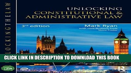 [PDF] Unlocking Constitutional and Administrative Law (Unlocking the Law) Full Collection