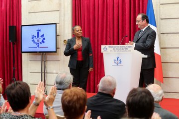 Discours lors de la cérémonie de réintégration dans les grades de réserve des mineurs grévistes de 1948