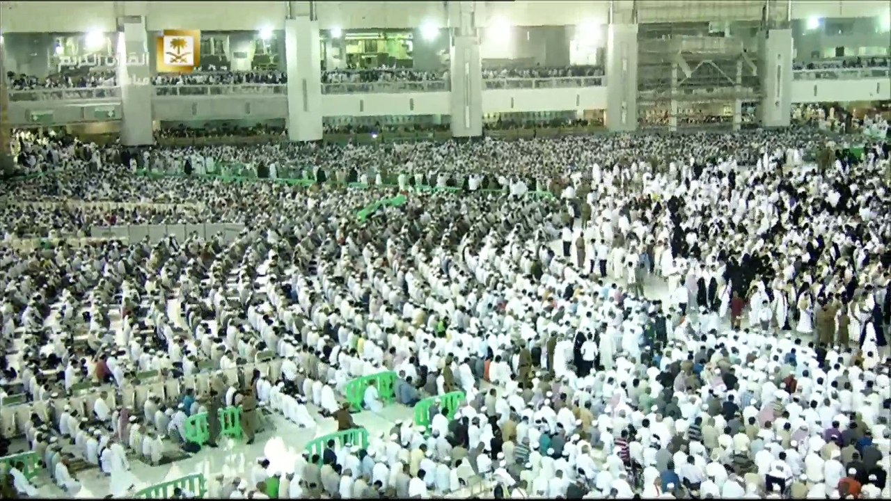 التسليمات الخمس الأولى ليلة 1 رمضان 1437 الشيخ سعود الشريم سورة الفاتحة والبقرة [1-86 ]