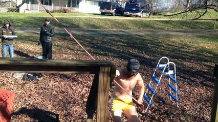 Egged on a Rope Swing Stunt *EPIC*