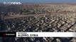 Drone footage shows damage in besieged Aleppo