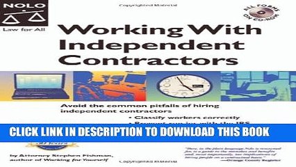 [PDF] Working with Independent Contractors: The Employer s Legal Guide "With CD" with CDROM Full