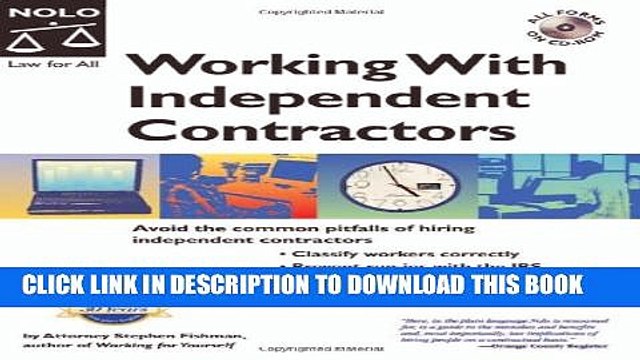 [PDF] Working with Independent Contractors: The Employer s Legal Guide With CD with CDROM Full