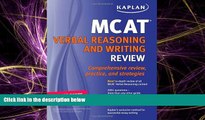 FREE PDF  Kaplan MCAT Verbal Reasoning and Writing Review  DOWNLOAD ONLINE