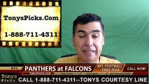 Atlanta Falcons vs. Carolina Panthers Free Pick Prediction NFL Pro Football Odds Preview 10-2-2016