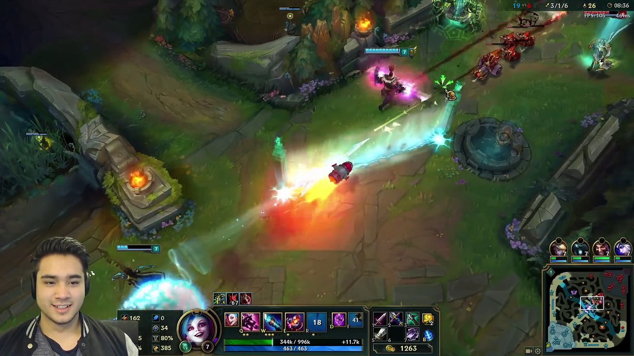 URF 2016 GLOBAL ULTS   CROSS MAP SNIPES! - League of Legends (3)