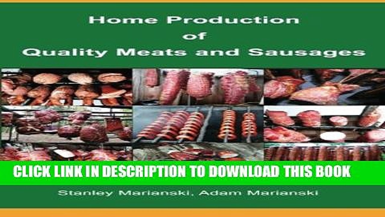 [PDF] Home Production of Quality Meats and Sausages Popular Online
