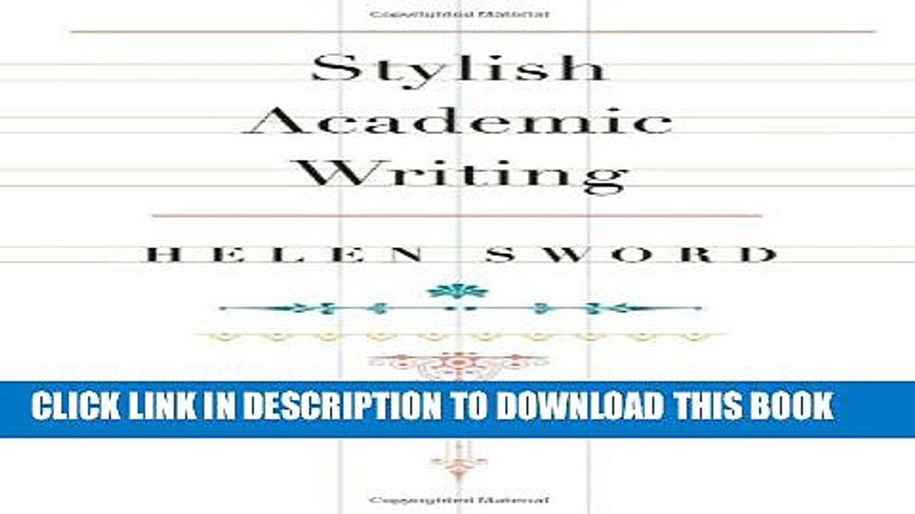 [PDF] Stylish Academic Writing Full Collection