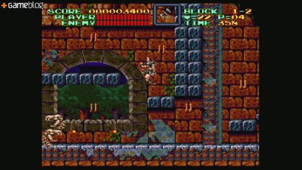 Super Castlevania : début du jeu
