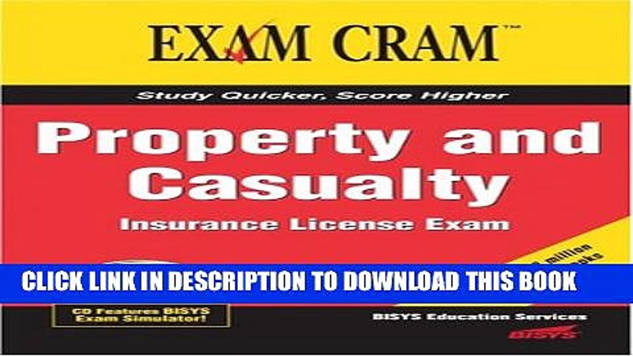 [PDF] Property and Casualty Insurance License Exam Cram Full Online