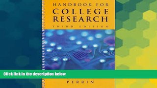 Big Deals  Handbook for College Research  Free Full Read Most Wanted