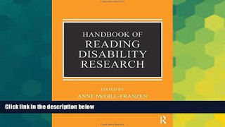 Big Deals  Handbook of Reading Disability Research  Free Full Read Most Wanted