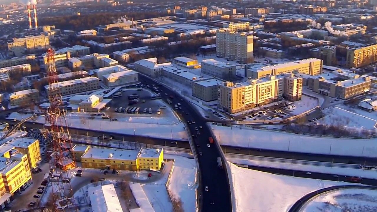 Окский съезд зимой