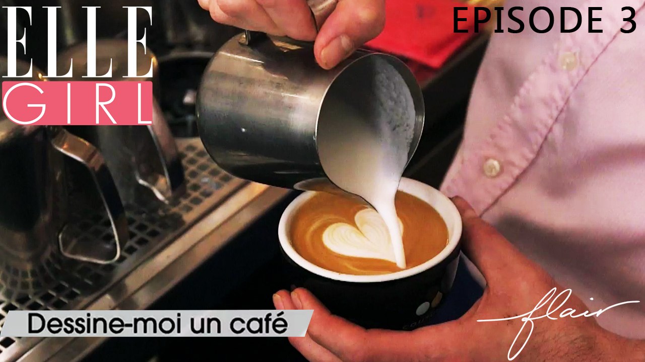Flair, dénicheur d'idées - Dessine-moi un café | Episode 3 en exclu sur ELLE Girl, avec Mati Touis (Barista - Coutume Café) et Delphine Bourdet (Professeur de Yoga et de Sophrologie)