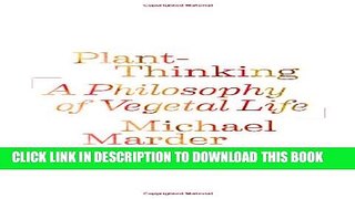 Collection Book Plant-Thinking: A Philosophy of Vegetal Life