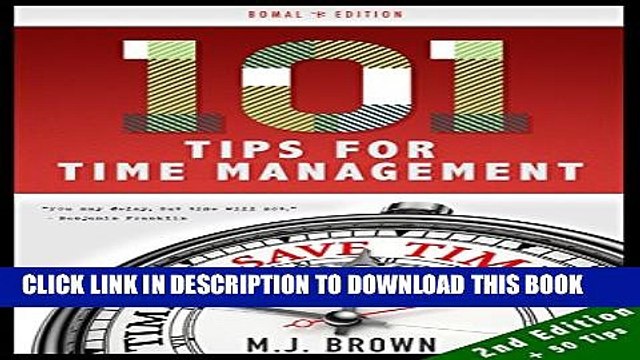 [PDF] Time Management: Productivity Mastery Self Discipline With 101 Tips For Time Management