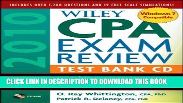 [PDF] Wiley CPA Exam Review 2010 Test Bank CD: Financial Accounting and Reporting Full Colection