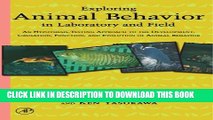 New Book Exploring Animal Behavior in Laboratory and Field: An Hypothesis-testing Approach to the