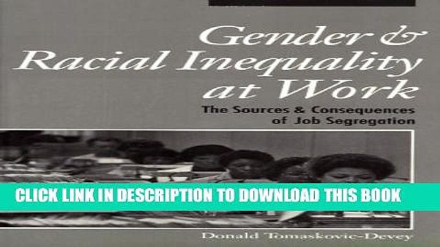 [PDF] Gender and Racial Inequality at Work: The Sources and Consequences of Job Segregation