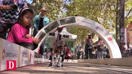 A Toulouse, les robots ont couru le 110 mètres