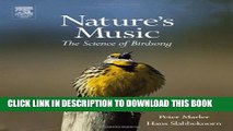 New Book Nature s Music: The Science of Birdsong