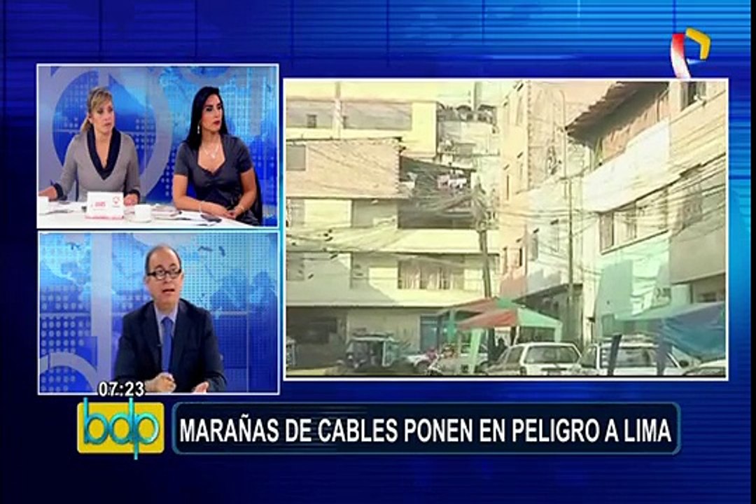 Marañas de cables ponen en peligro a ciudadanos