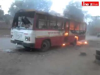 Violence in allahabad against anti encroachment drive