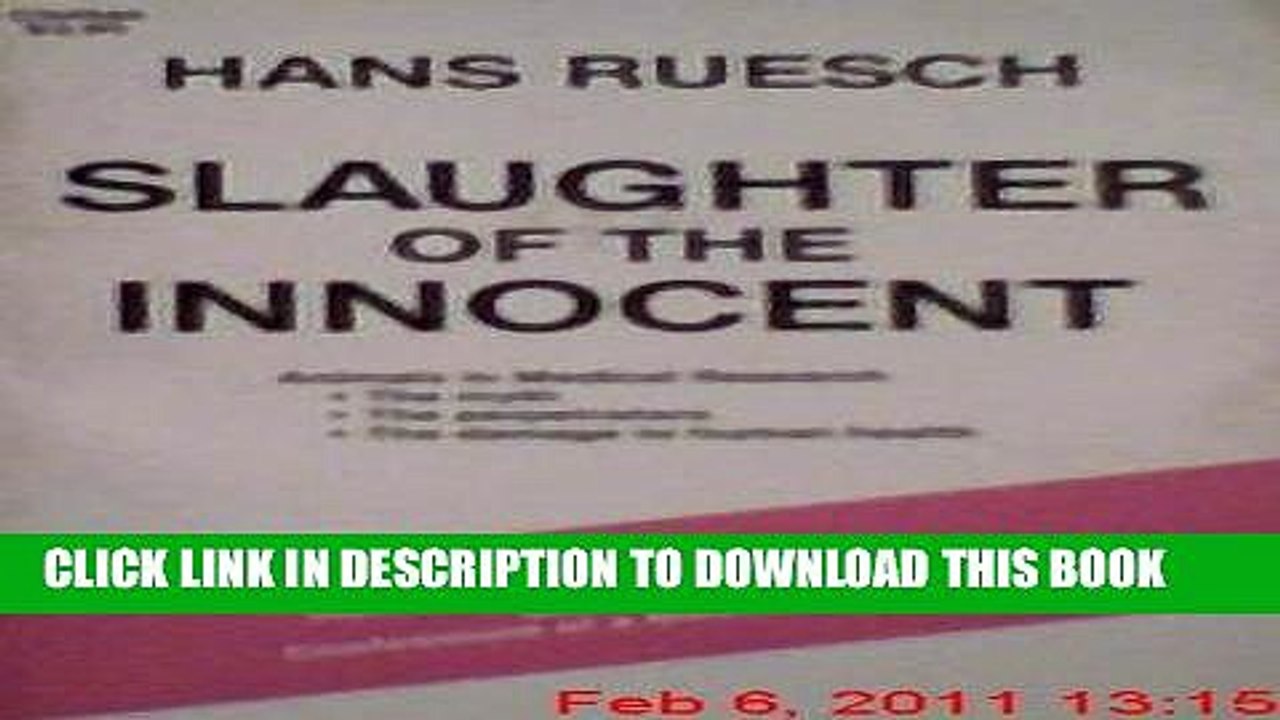 [PDF] Slaughter of the innocent Popular Online