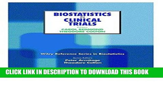 [PDF] Biostatistics in Clinical Trials (Wiley Reference Series in Biostatistics) Popular Colection