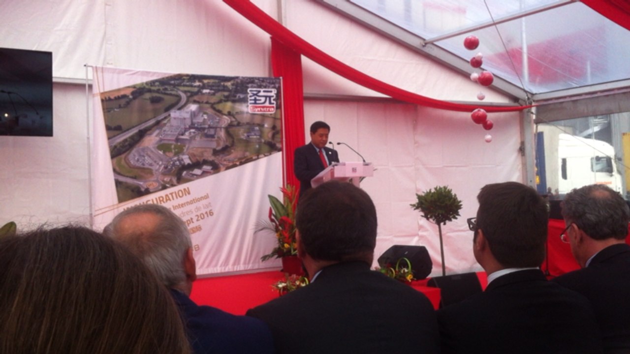 Inauguration de Synutra : les discours