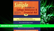 different   The Simple Guide to College Admission   Financial Aid