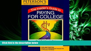 FAVORITE BOOK  Panic Plan for Paying for College (Insider s Guide to Paying for College)