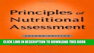 [PDF] Principles of Nutritional Assessment Full Online