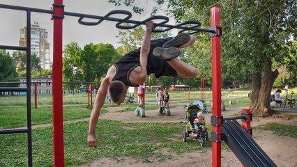 Нивелада (Nivelada) на турнике. Обучалка по Gimbarr 1