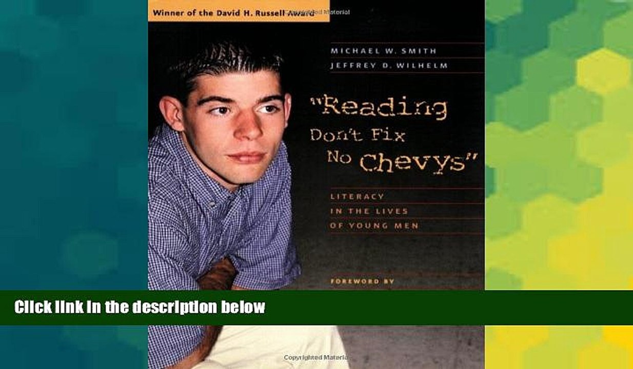 Big Deals  Reading Don t Fix No Chevys: Literacy in the Lives of Young Men  Free Full Read Best