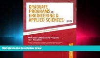 FAVORITE BOOK  Grad Guides BK5: Engineer/Appld Scis 2009 (Peterson s Graduate Programs in