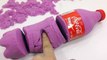 How To Make 'Colors Kinetic Sand Coca Cola Bottle' Learn Colors Numbers Counting Slime Icecream