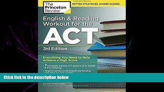 complete  English and Reading Workout for the ACT, 3rd Edition (College Test Preparation)