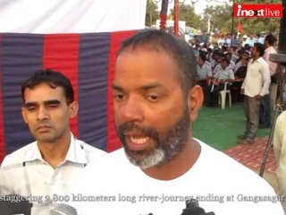 In a first IAF men swim from Devprayag to Gangasagar
