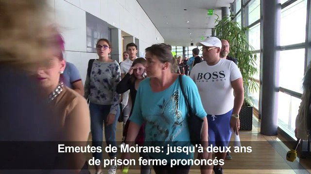 Émeutes de Moirans: des peines jusqu'à 2 ans de prison ferme