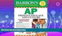 FAVORITE BOOK  Barron s AP French Language and Culture with MP3 CD (Barron s AP French (W/CD))