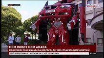 İşte Türk yapımı Ankaralı transformers Antimon [Hem robot hem otomobil ]