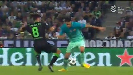 1-0 Thorgan Hazard Goal HD - Monchengladbach 1-0 Barcelona - 28.09.2016