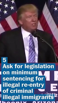 9 things Trump says he’d do on his first day as president