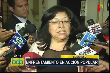 Lescano opina sobre entredichos de integrantes de Acción Popular