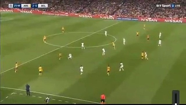 2-0 Theo Walcott 2nd Goal HD - Arsenal vs FC Basel - 28.09.2016