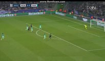Goal Thorgan Hazard  Borussia M gladbach 1 : 0 Barcelona