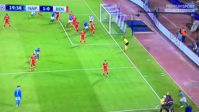 Passe décisive Faouzi Ghoulam vs Benfica ( 1 - 0 )