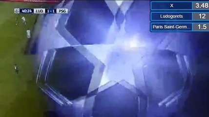1-1 Blaise Matuidi Goal HD - Ludogorets 1-1 PSG 28.09.2016 HD