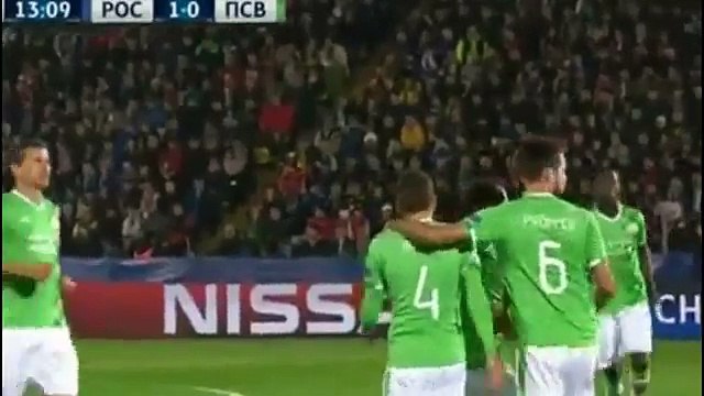 Davy Propper Goal - PSV Eindhoven 1-1 Rostov Champions League 28/9/2016 HD